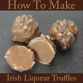Irish Cream Liqueur and Cocoa Nib Truffle Recipe
